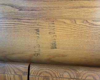 Tell City Chair Company Solid Maple Dining Set