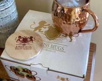 B. Weiss Copper Moscow Mule Mugs Set