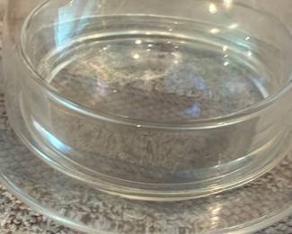 Glass Cheese Server with Dome Lid