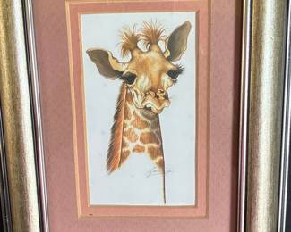 Giancarlo Guenza Giraffe Portrait Print