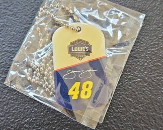 Jimmie Johnson Lowe's Racing Dog Tag