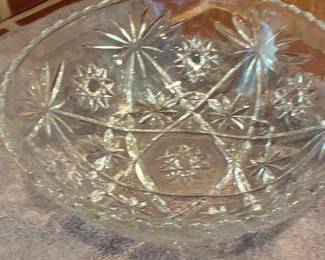 Anchor Hocking Star of David Serving Bowl