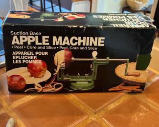Vintage Suction Base Apple Master Peeler, Corer, and Slicer
