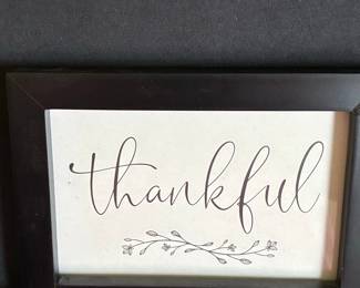 Thankful Decorative Wall Sign