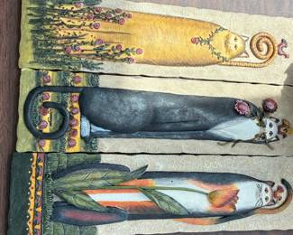 E. Smithson Cat Wall Plaques