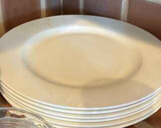 White Porcelain Dinner Plates - Crate & Barrel