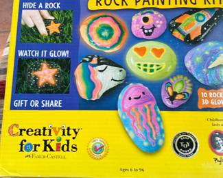 Creativity for Kids Glow in the Dark Rock Painting Kit
