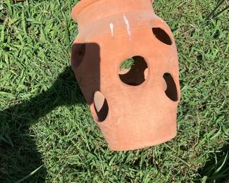 Terracotta Strawberry Planter with 6 Pockets