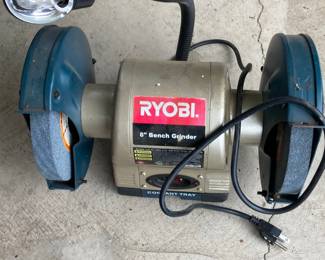 Ryobi 8-Inch Bench Grinder (Model BGH820)