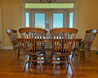 Tell City Chair Company Solid Maple Dining Set