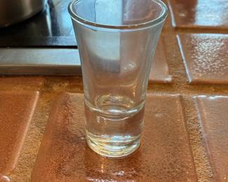 Heavy-Base Clear Glass Shot Glass