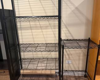 Storage shelves