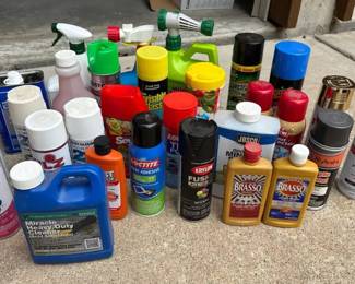 Spray Paint, Cleaning Supplies, Gardening Chemicals More