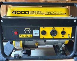 Champion Portable Gas Generator