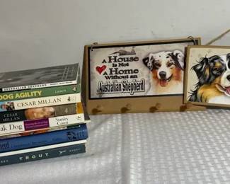 Australian Shepard Other Animals Books Sign