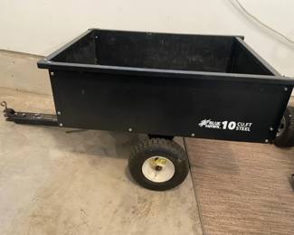 Blue Hawk 10 cu.ft Steel Dump Cart with Hitch