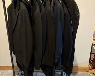 Mens Suits, Rack Included