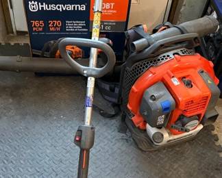 Husqvarna Weed Eater and Backpack Blower