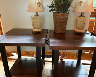 Hopewood End Tables and Lamps