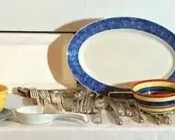 Party Platters, Bowls, and Flatware