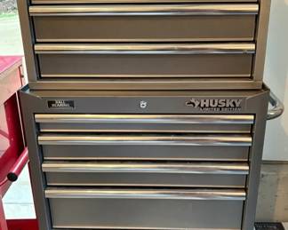 04 Husky 5 Drawer Tool Cabinet Clam Shell Chest