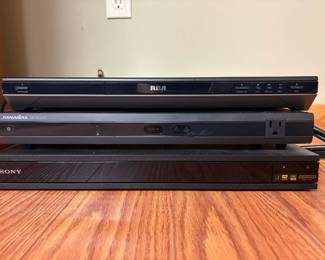 Sony Bluray and RCA DVD Players