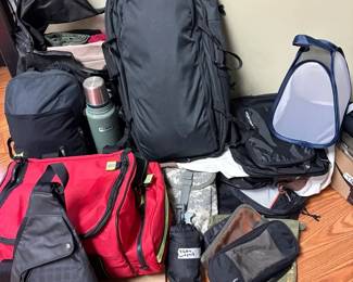 Air Mattress, Stanley Thermos, Camping Material and more