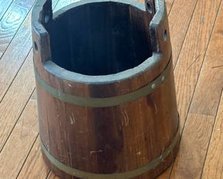 Oak "Piggin" Bucket from late 19th or early 20th century