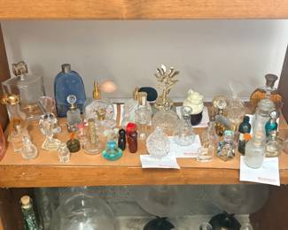  Sample of Various Collectible Perfume Bottles