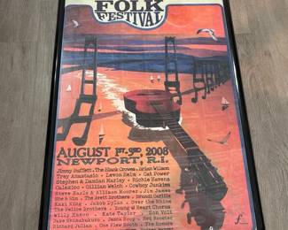 259 newportfolkfestival2008framedposter