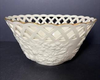 194 lenoxporcelainreticulatedbowlwithfl
