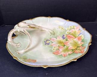 309 paintedporcelaindecorativedishwithh