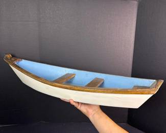 244 nauticaldecorativewoodenrowboat
