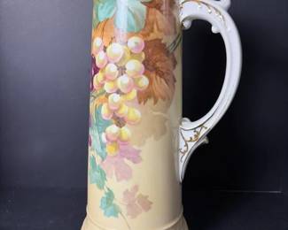 319 talllimogeshandpaintedporcelaintank