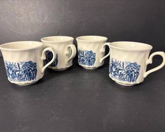 064 fourblueandwhiteenglishstaffordshir