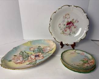 080 threedecorativeporcelainplatesandpl