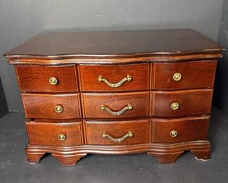 273 vintagewoodenjewelryboxwithdrawers