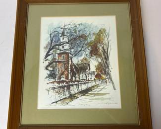 293 framedwallartofbrutonparishchurch