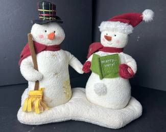017 hallmarkplushanimatedsnowmanpair