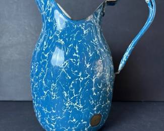 096 blueandwhitegranitewarestyleenamel