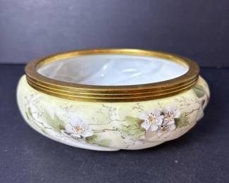 088 handpaintedporcelainflowerbowlwith