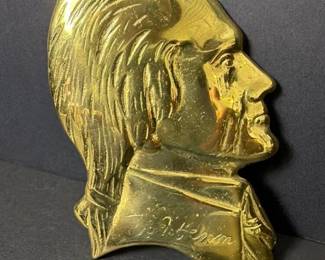 174 brassthomasjeffersonsilhouetteplaque