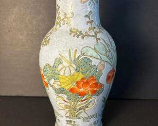 157 largechineseporcelainvasehanddecora