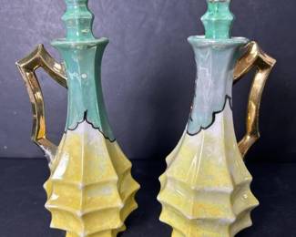 134 pairofjapaneseartdecostyleporcelai