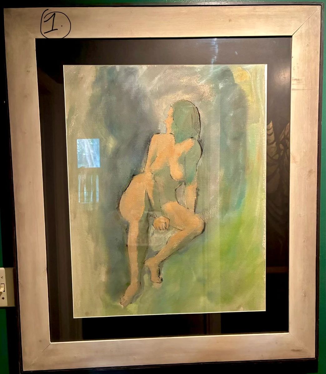 Ralph White (1921-2004) Nude Female - Watercolor