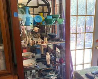 Selection of Asian Artifacts including Peking Glass