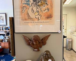 Signed Chagall Print (hanging)