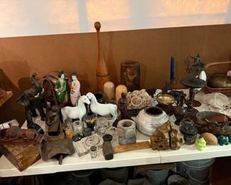 Assortment of Asian items/artifacts