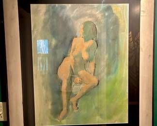 Ralph White (1921-2004) Nude Female - Watercolor