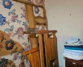 Assorted wooden bed frames